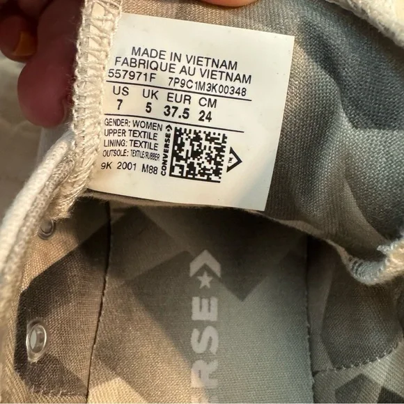 Converse All Star White Canvas Sneakers - Picture 8 of 8